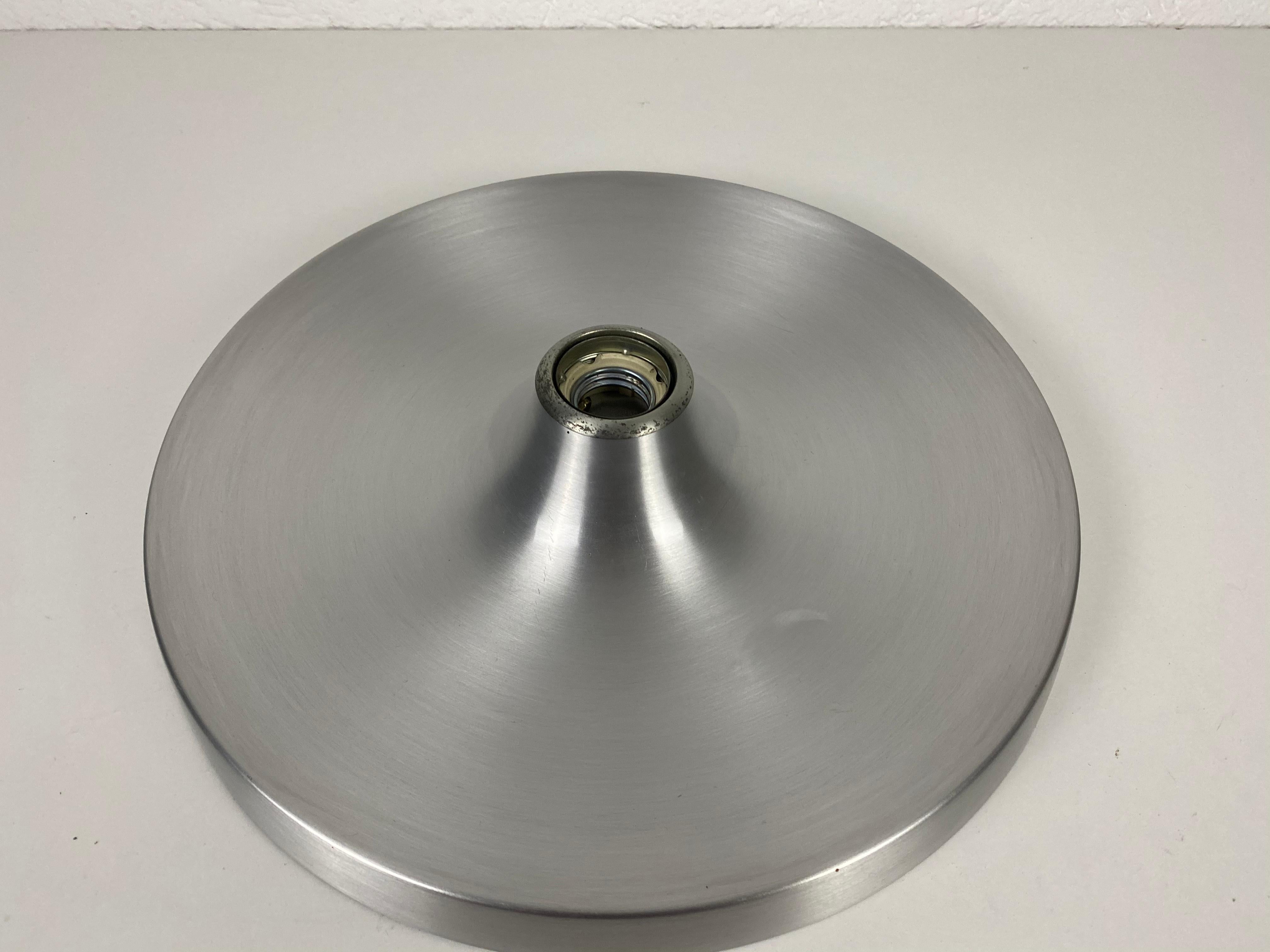 Chrome Disc Shape Wall Lamp or Flush Mount by Cosack, 1960s In Good Condition For Sale In Hagenbach, DE