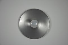 Verchromte Wandleuchte oder Einbaubeleuchtung in Scheibenform von Cosack, 1960er Jahre