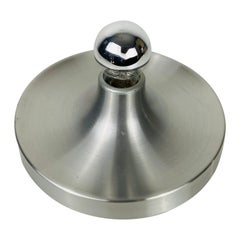 Chrome Disc Shape Wall Lamp or Flushmount by Cosack, 1960s