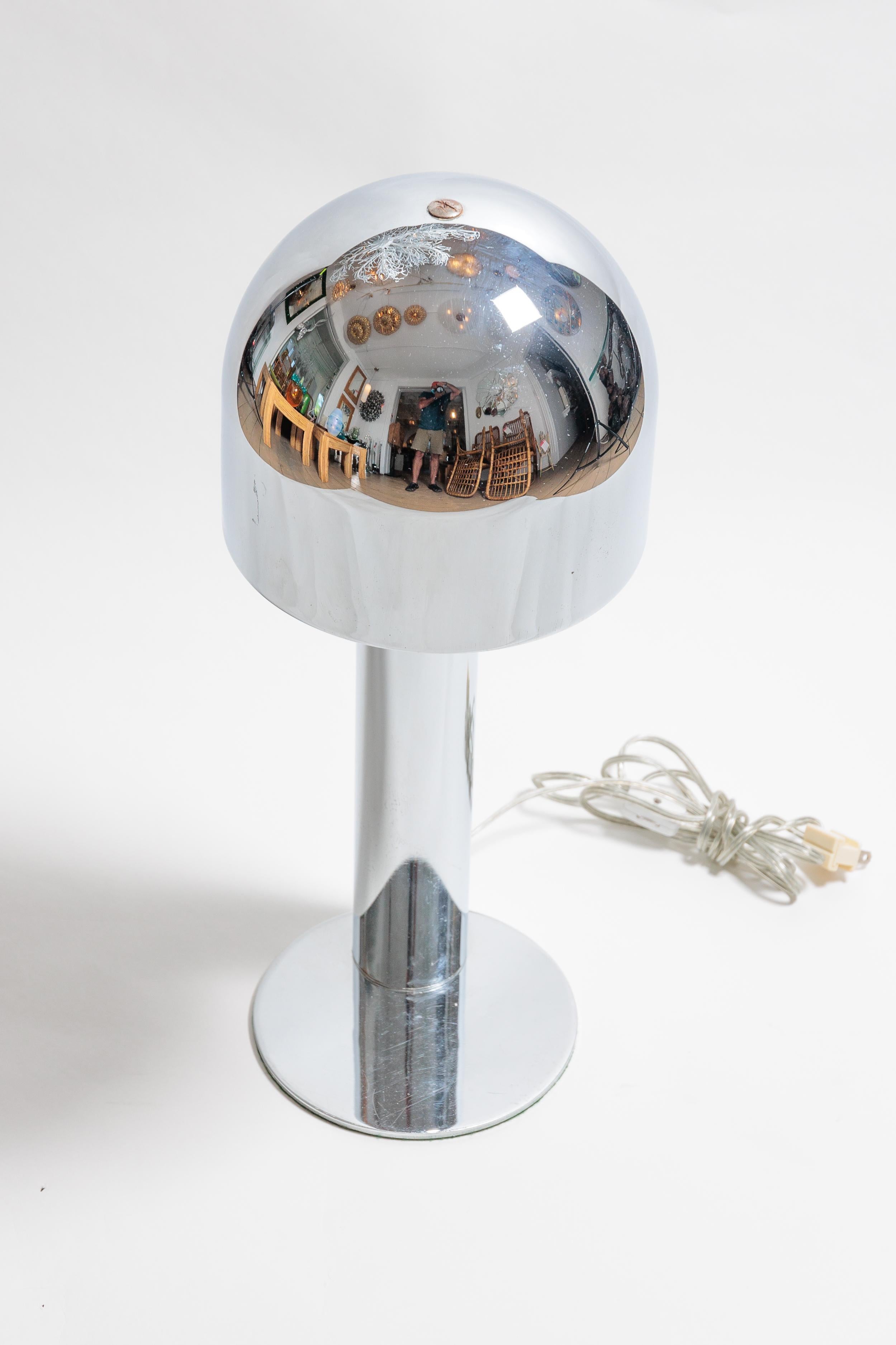 A unique table lamp with an 