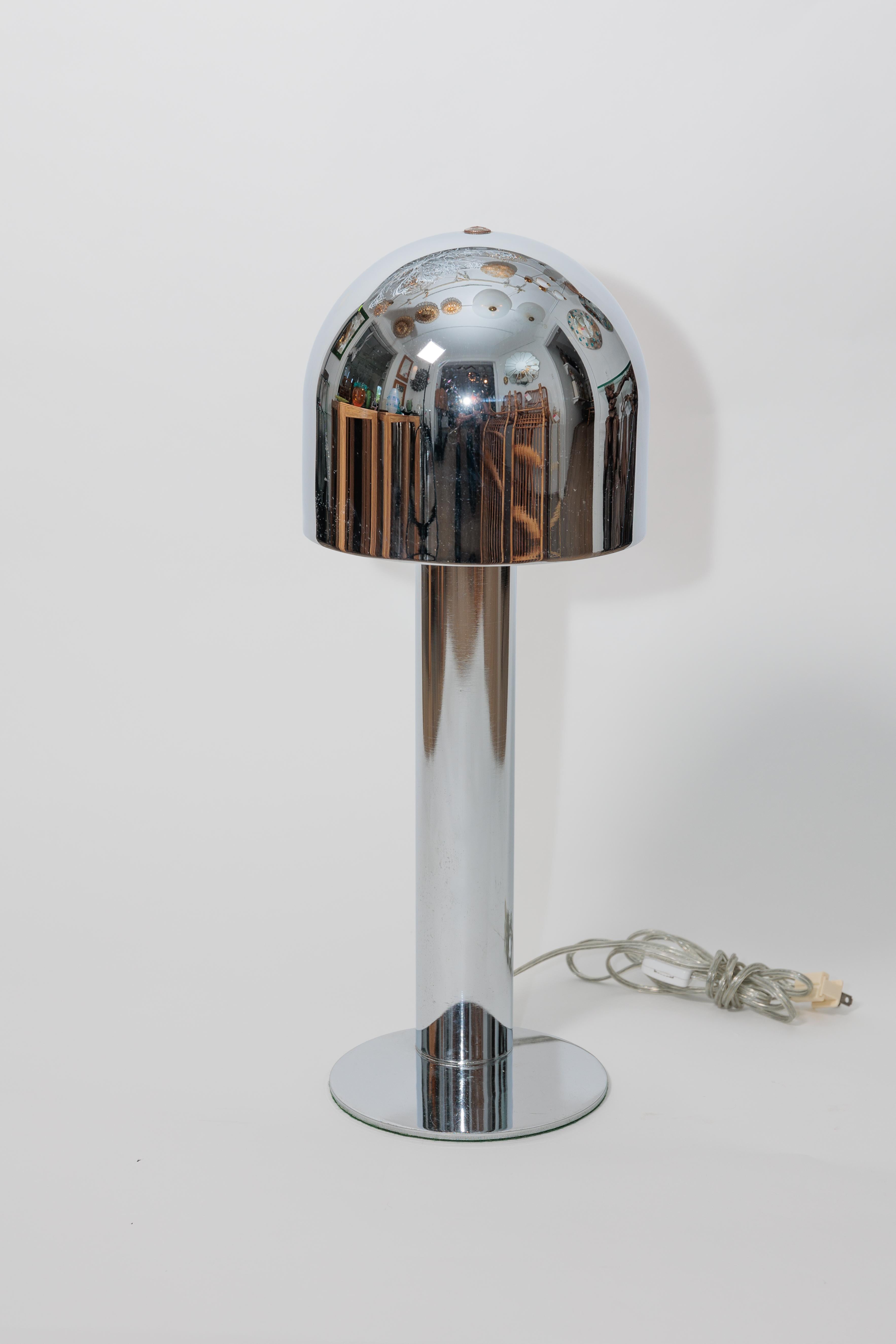 chrome dome table lamp