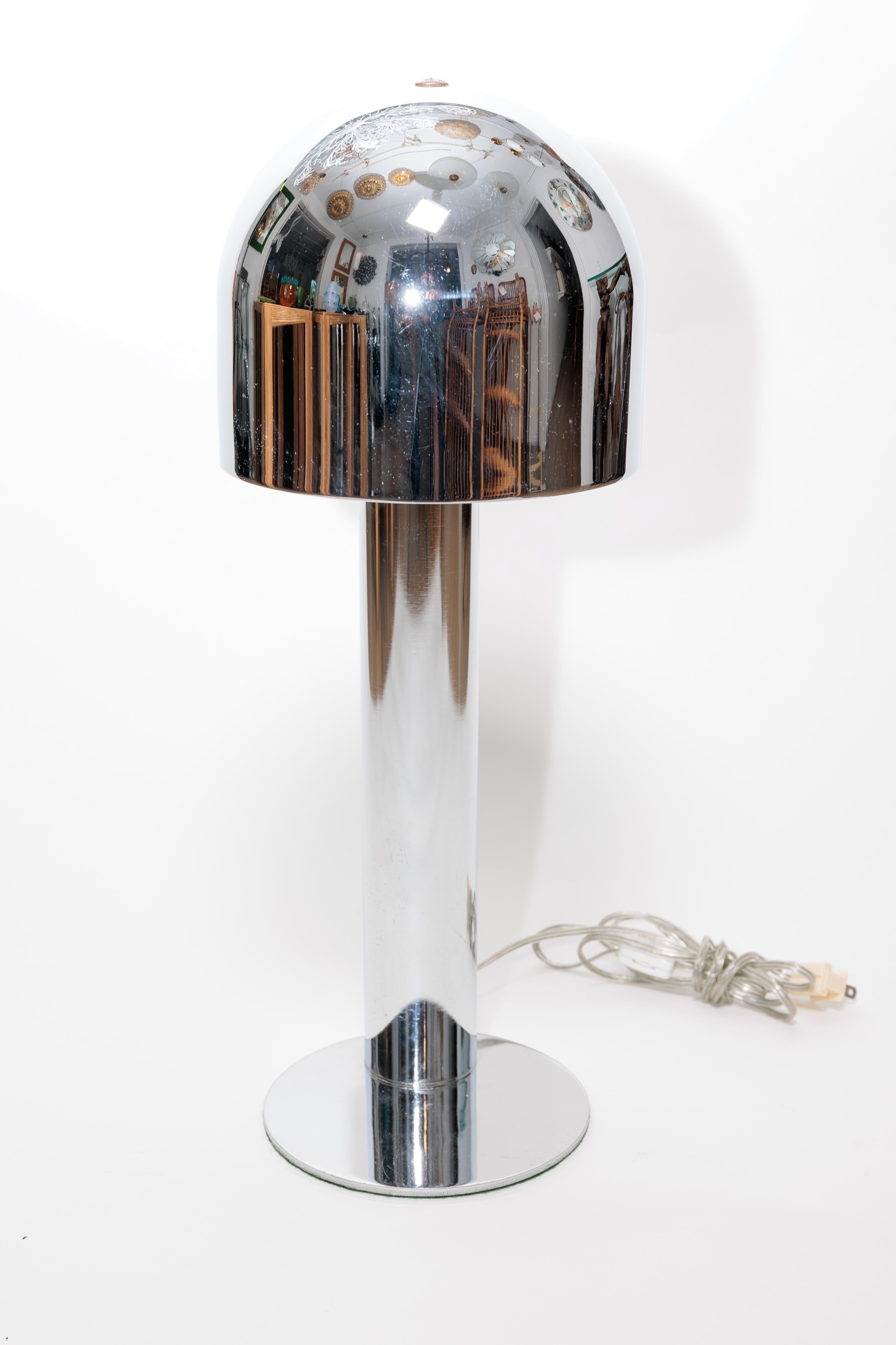 American Chrome Dome Shade Table Lamp
