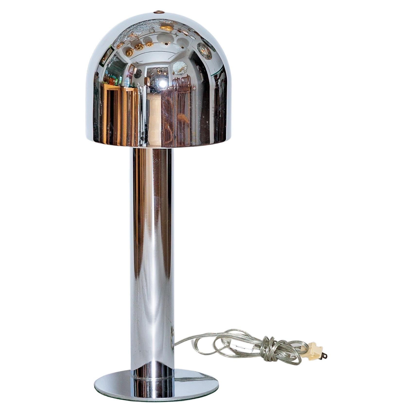 Chrome Dome Shade Table Lamp