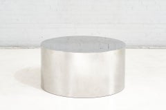 Chrome Drum Coffee Table by Milo Baughman for Thayer Coggin, 1960