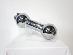 Chrome Dumb Bell Cocktail Shaker