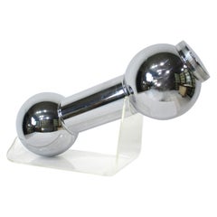 Chrome Dumb Bell Cocktail Shaker