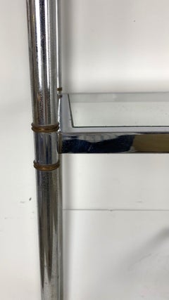 Vintage American Chrome Etagere