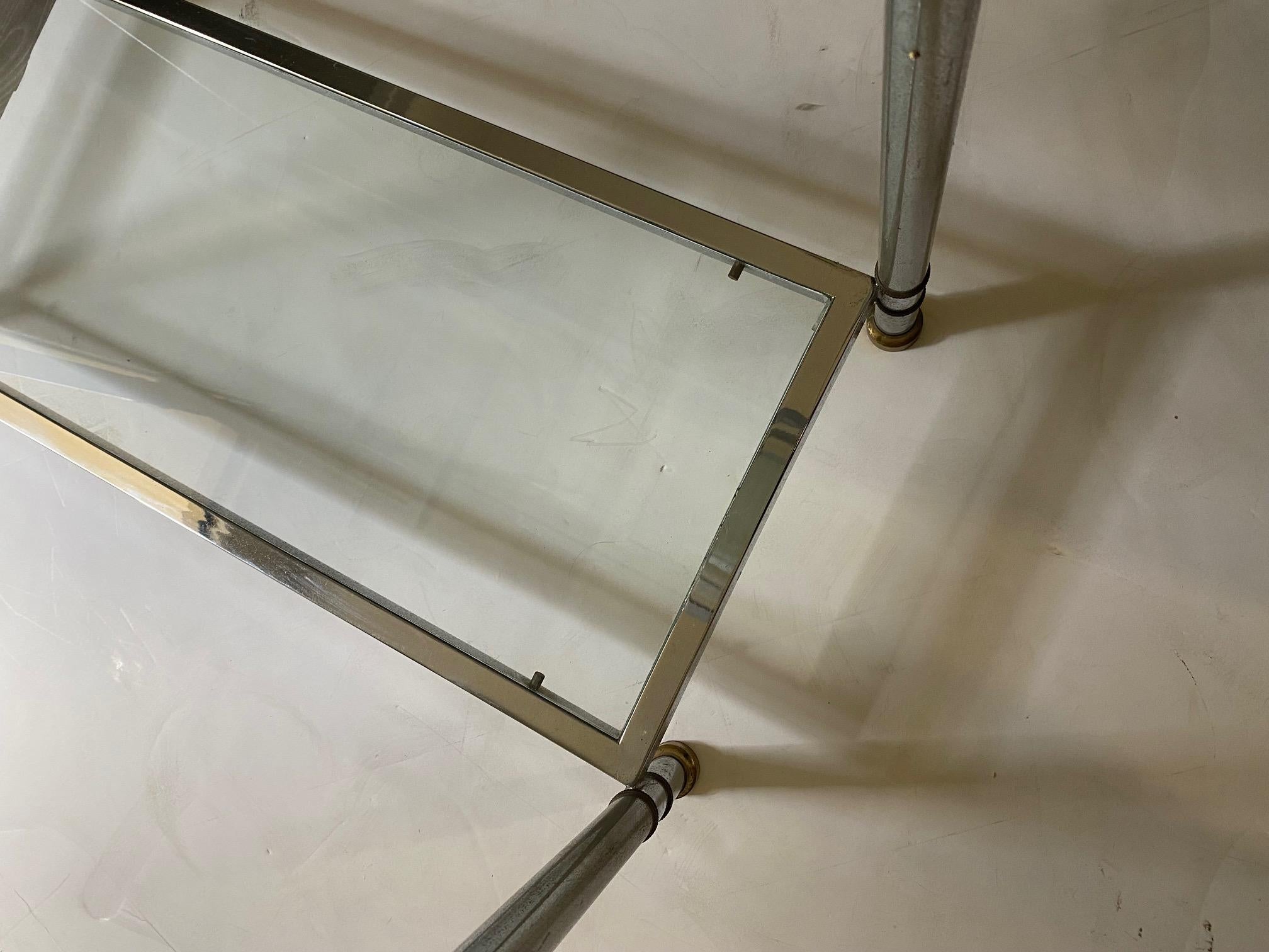 Etagere vintage in cromo americano In condizioni buone in vendita a Pomona, CA
