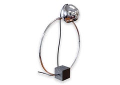 Chrome Eyeball Atomic Orbiter Mid Century Modern Table lamp Circa 1970