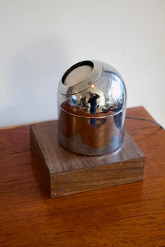 Chrome Eyeball Table Lamp