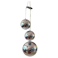 Chrome finish Three Spheres lighting pendant by Tom Dixon, 21st century