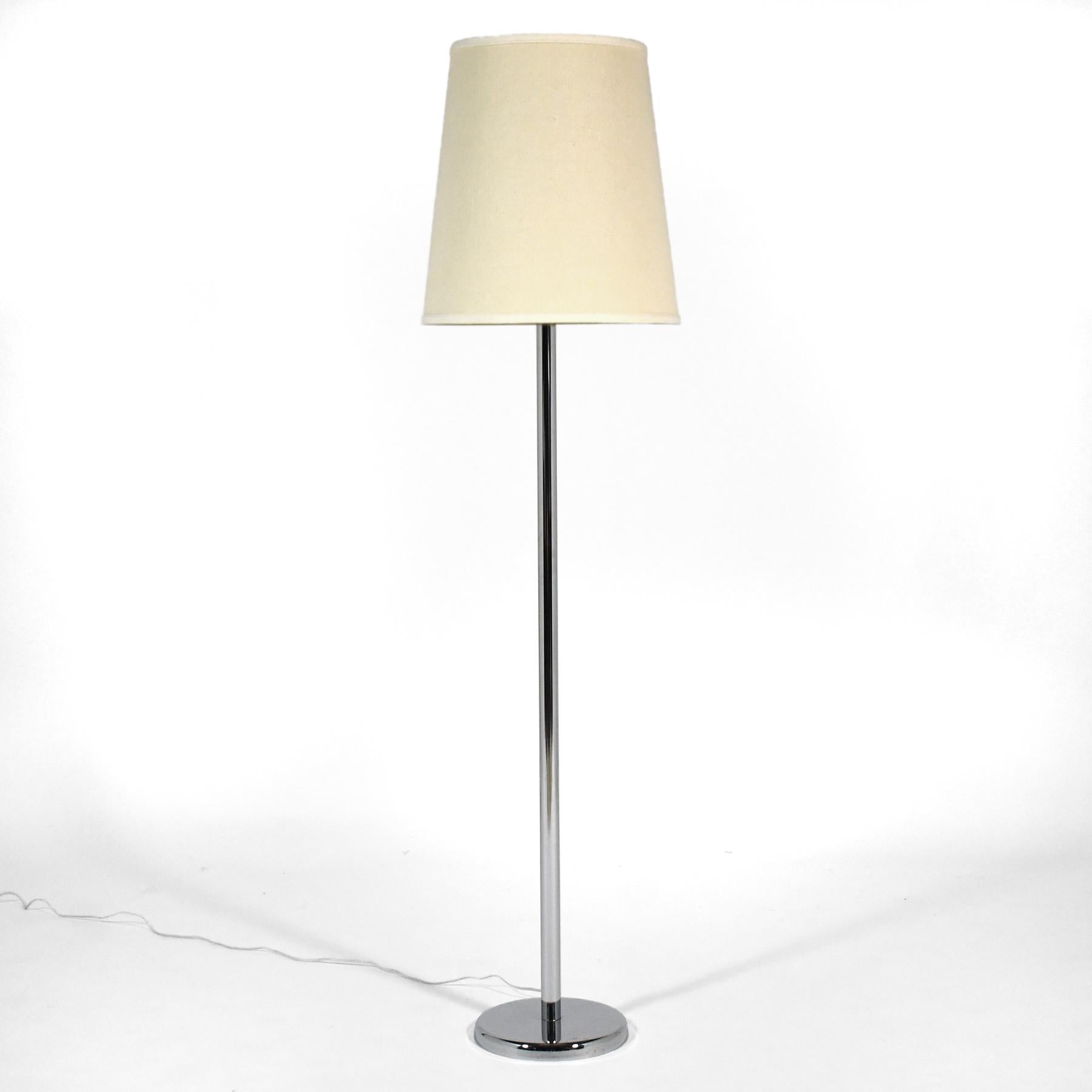 Chrome Floor Lamp by Kovacs For Sale 2
