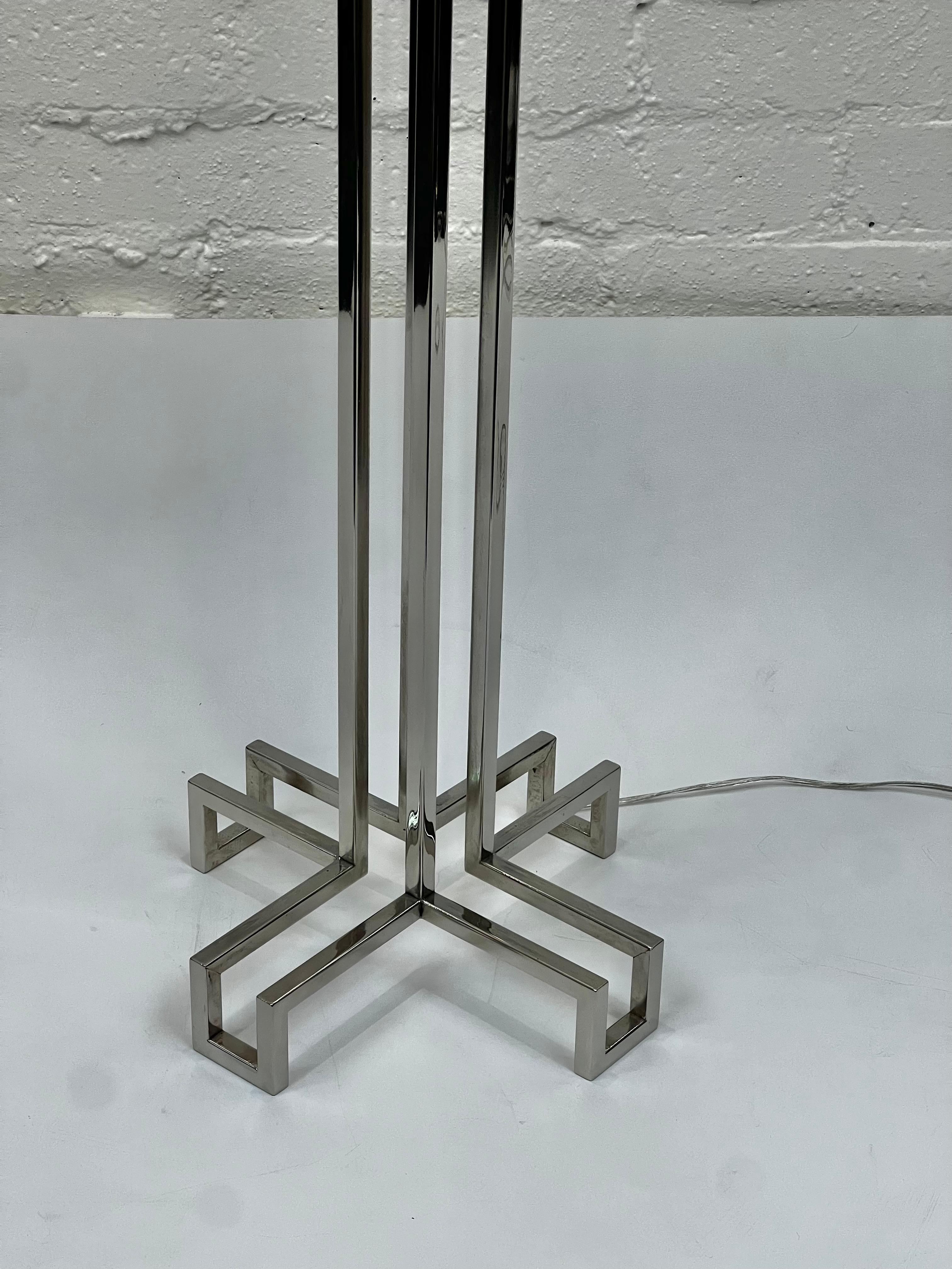 Late 20th Century Chrome Floor Lamp by Charles Hollis Jones For Sale