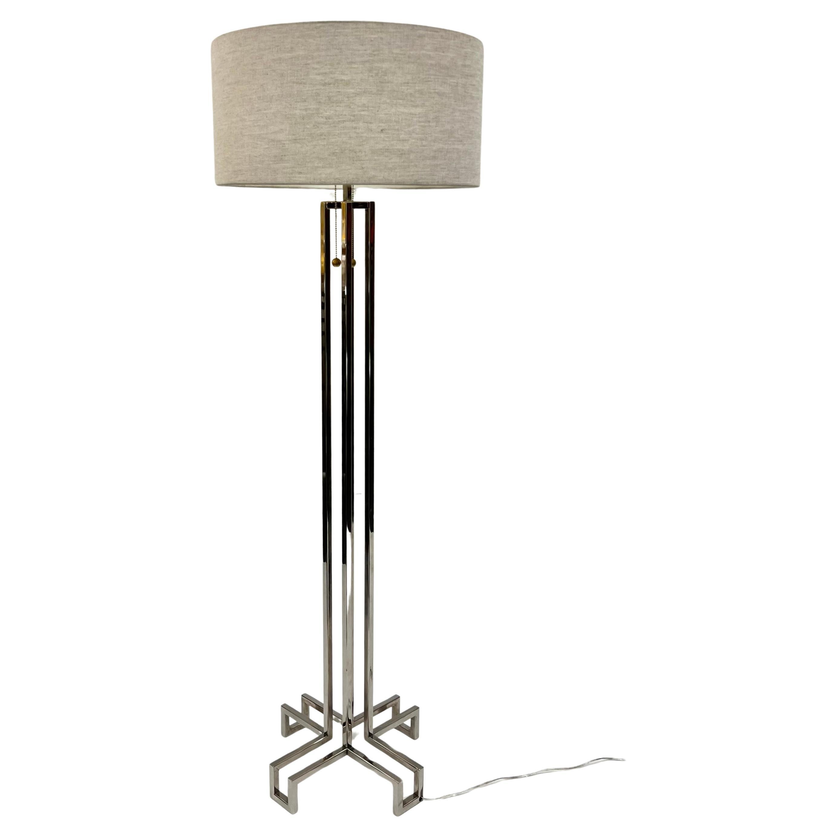 Chrome Floor Lamp by Charles Hollis Jones