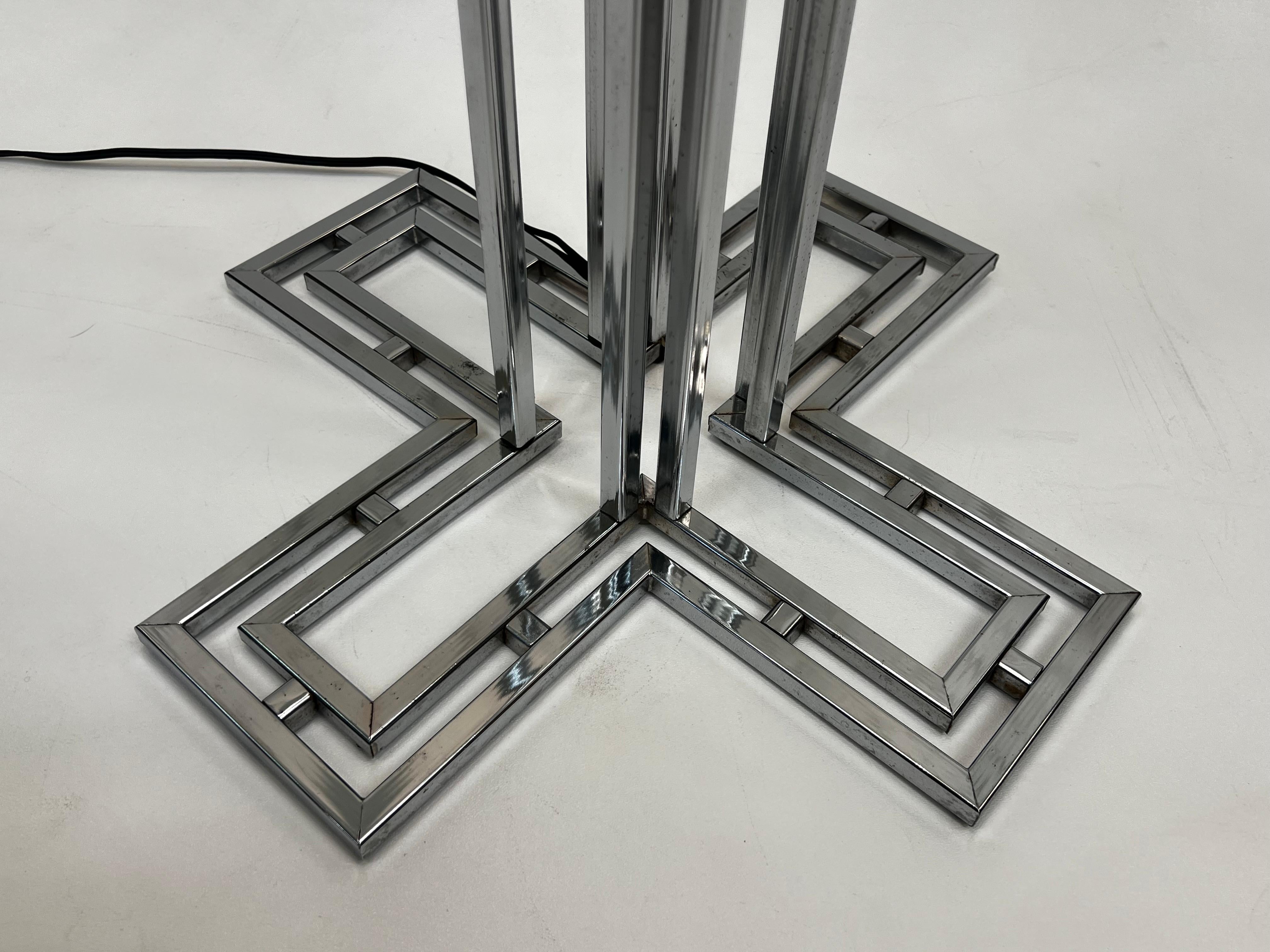 Mid-Century Modern Chrome Floor Lamp by Curtis Jere For Sale