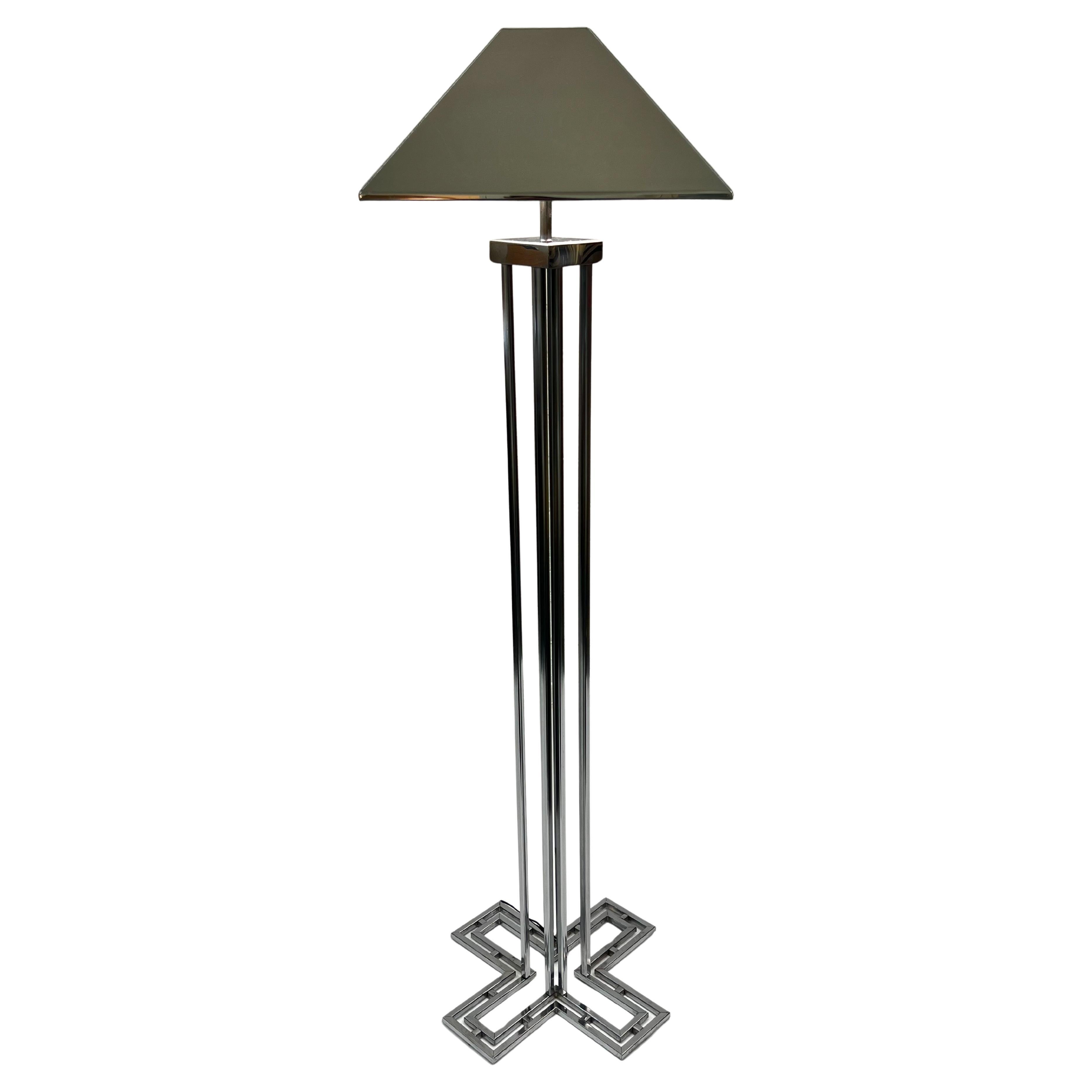 Lampadaire chromé Curtis Jere