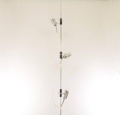 Chrome Floor Lamp by Francesco Fois for Reggiani, 1960s