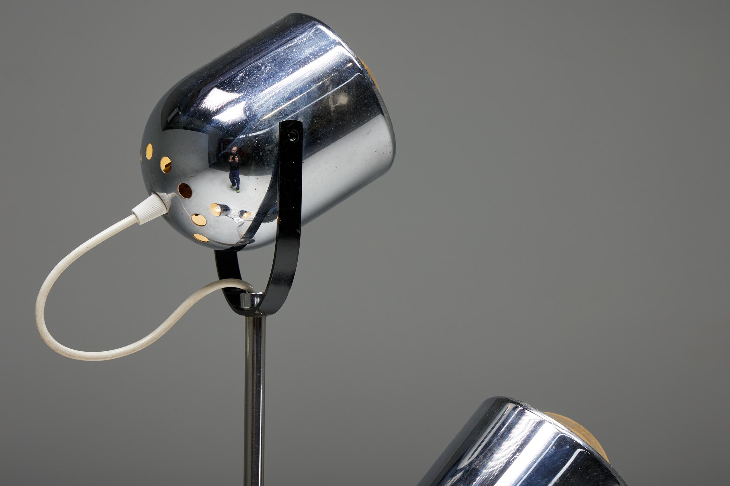 Chrome Floor Lamp by Goffredo Reggiani, Italy, 1970s For Sale 6
