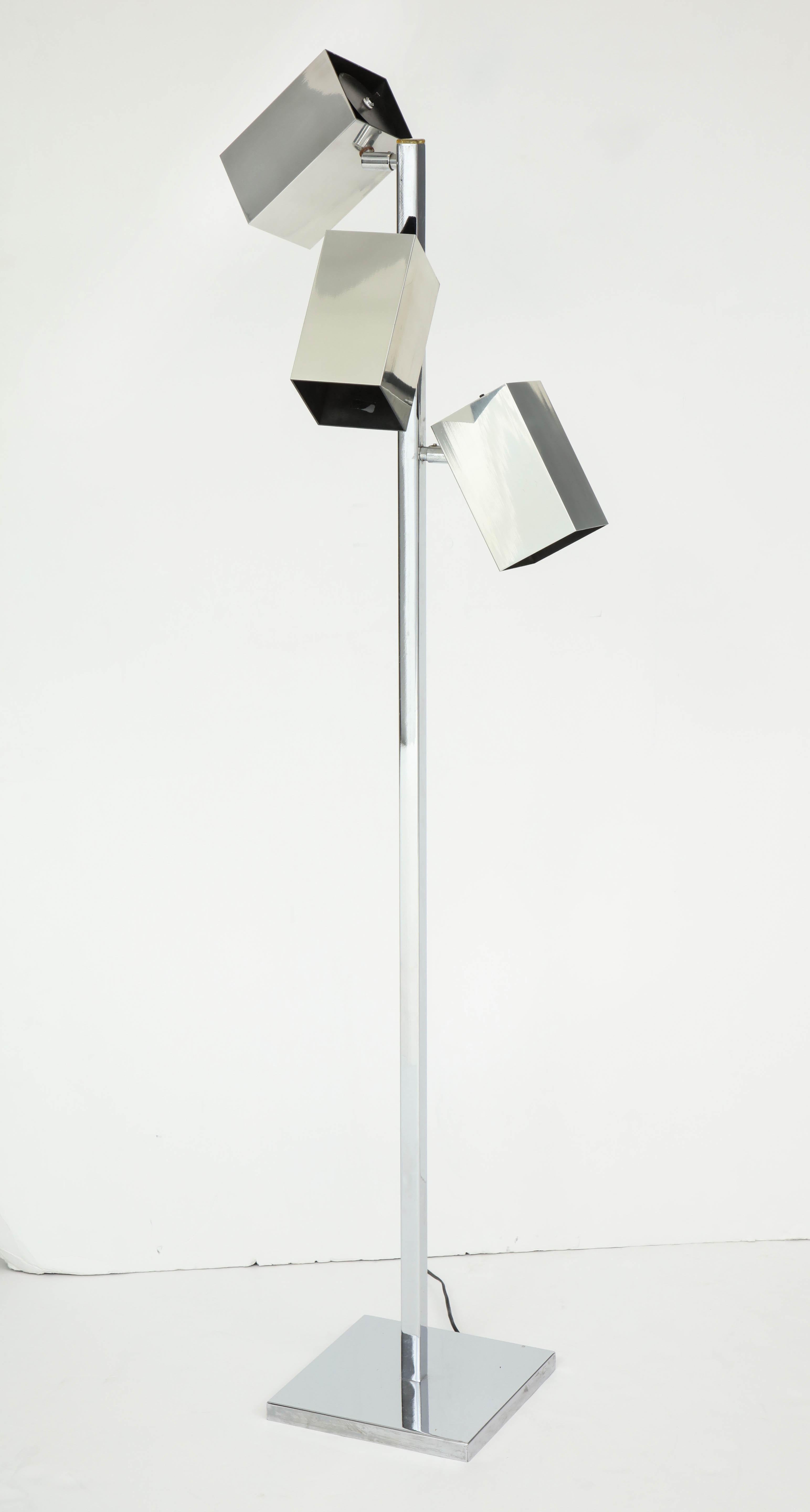 Chrome Floor Lamp by Koch & Lowy, circa 1960 6