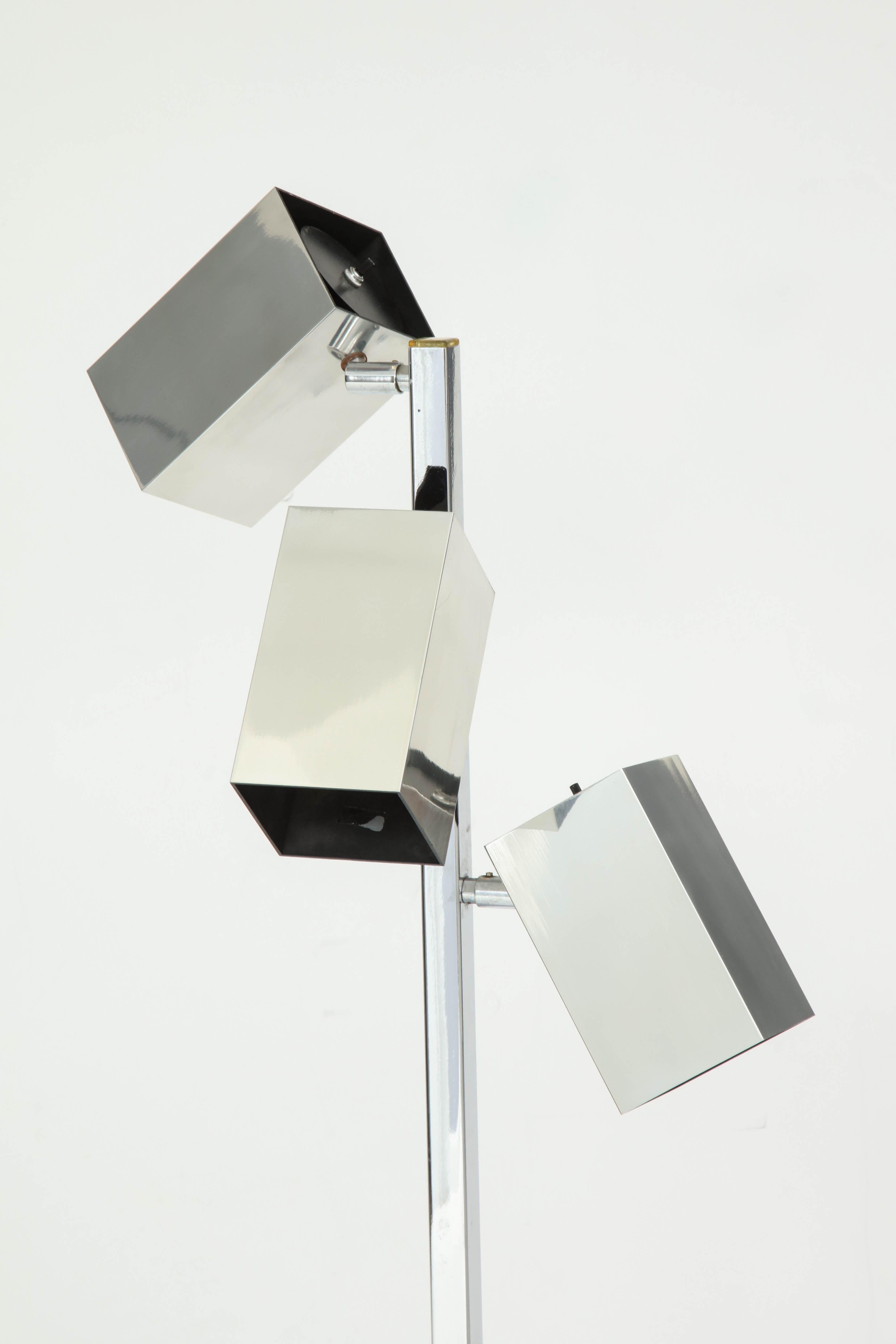 Chrome Floor Lamp by Koch & Lowy, circa 1960 7