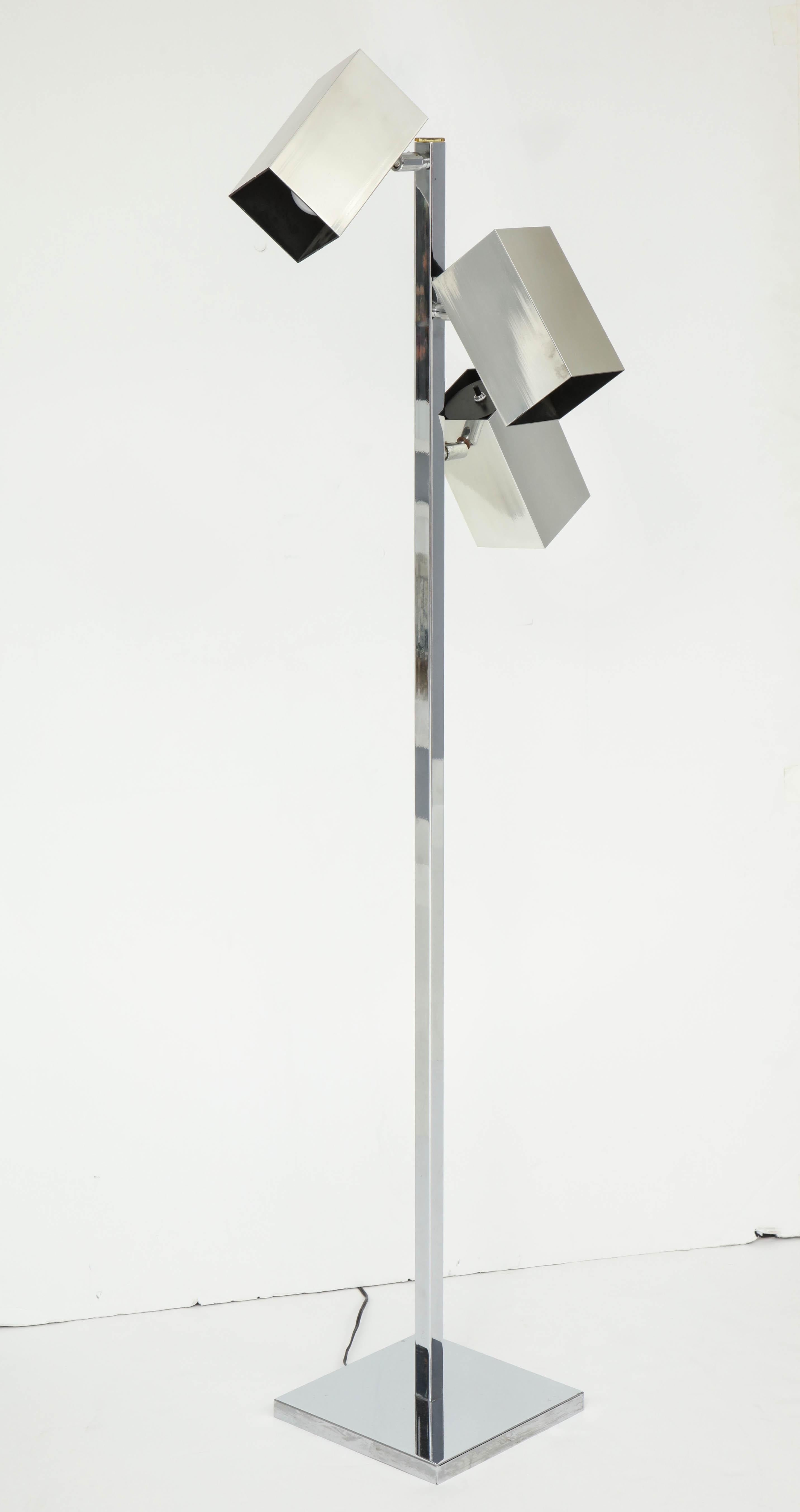 Chrome Floor Lamp by Koch & Lowy, circa 1960 8