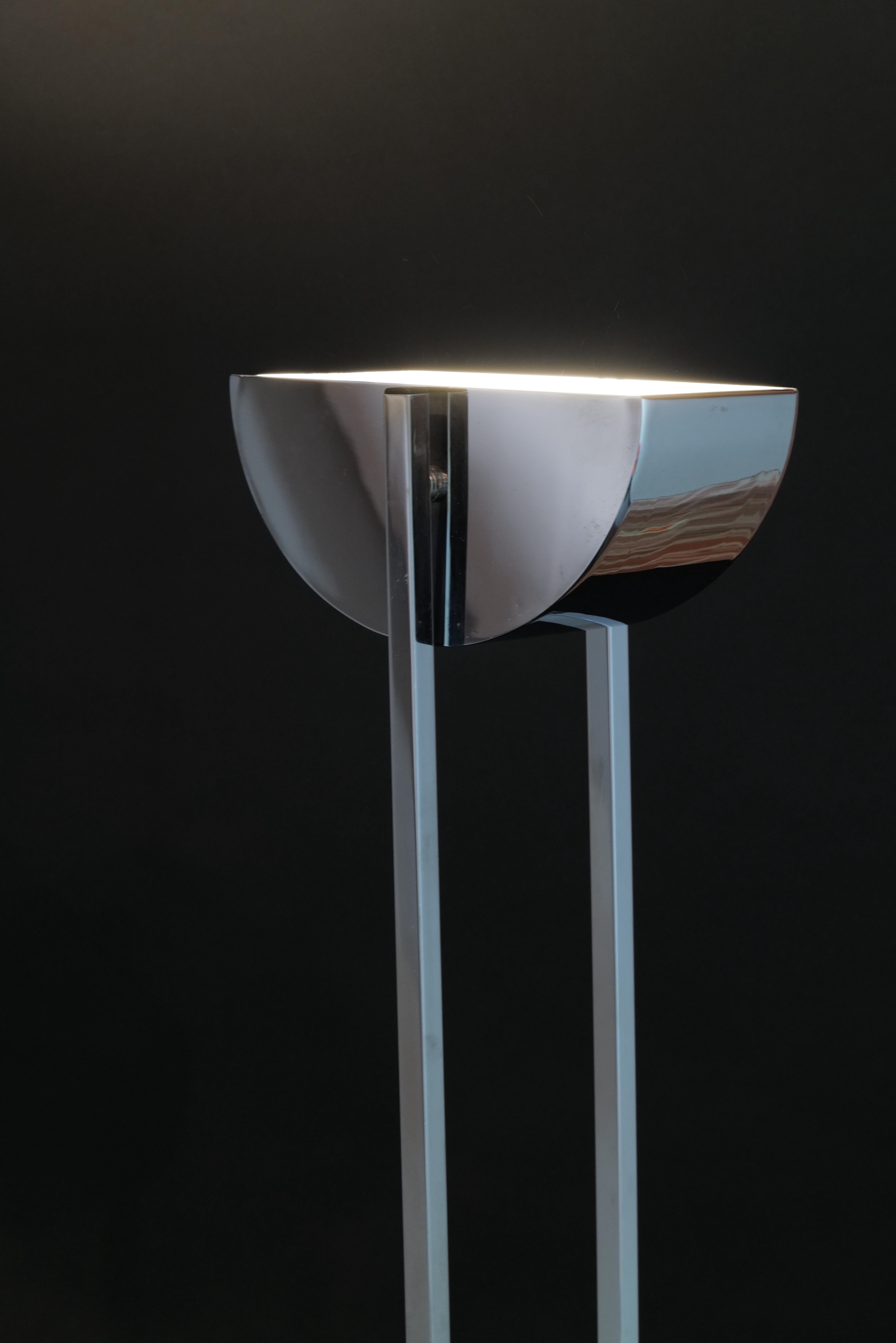 Lámpara de pie cromada by Kovacs en venta 10