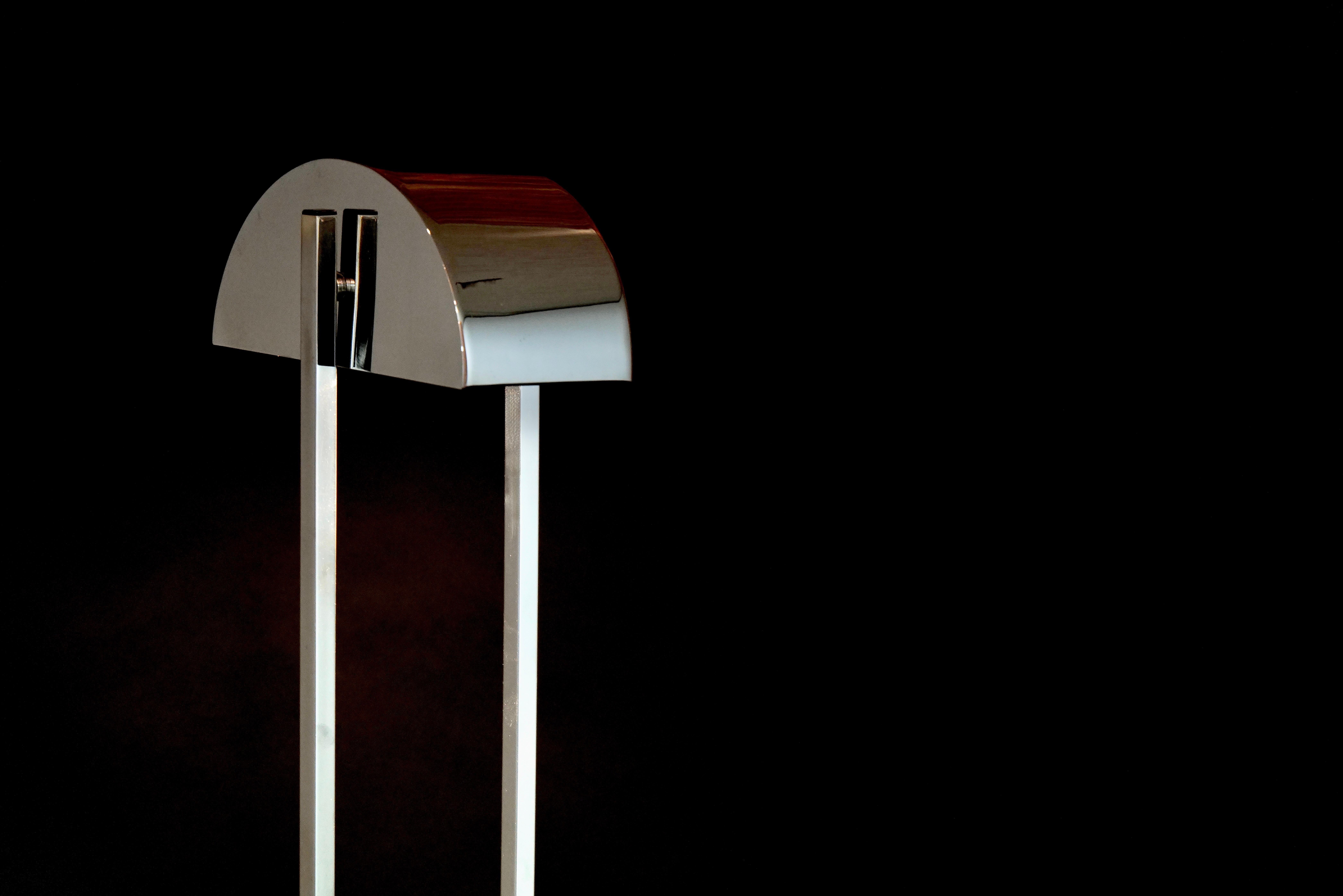 Lámpara de pie cromada by Kovacs en venta 11