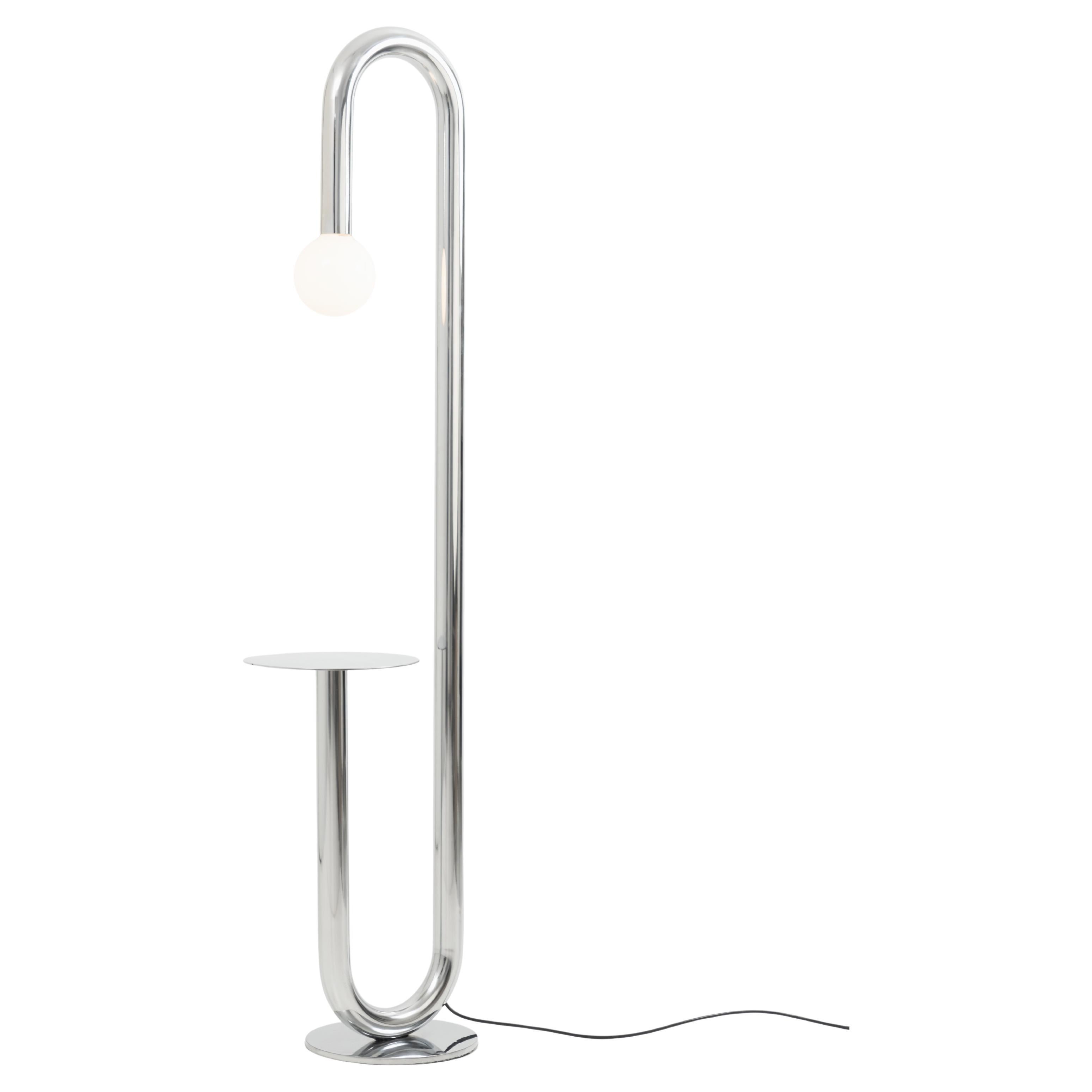 Chrome Floor Lamp Curva For Sale