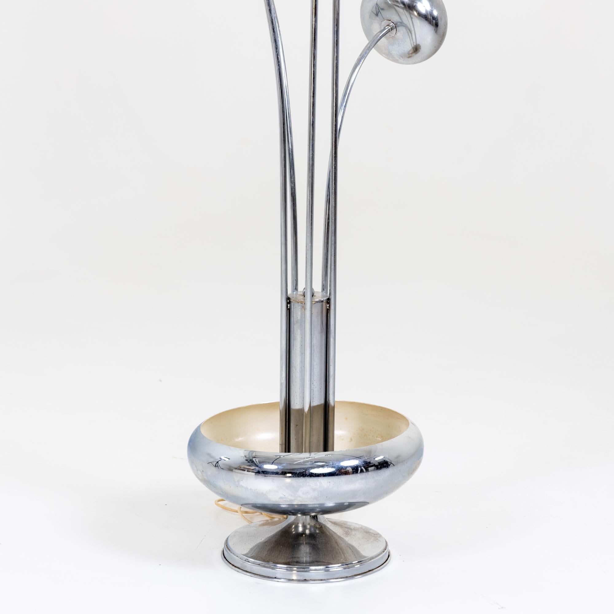 Chrome Floor Lamp, Italy 1970s In Good Condition For Sale In Greding, DE
