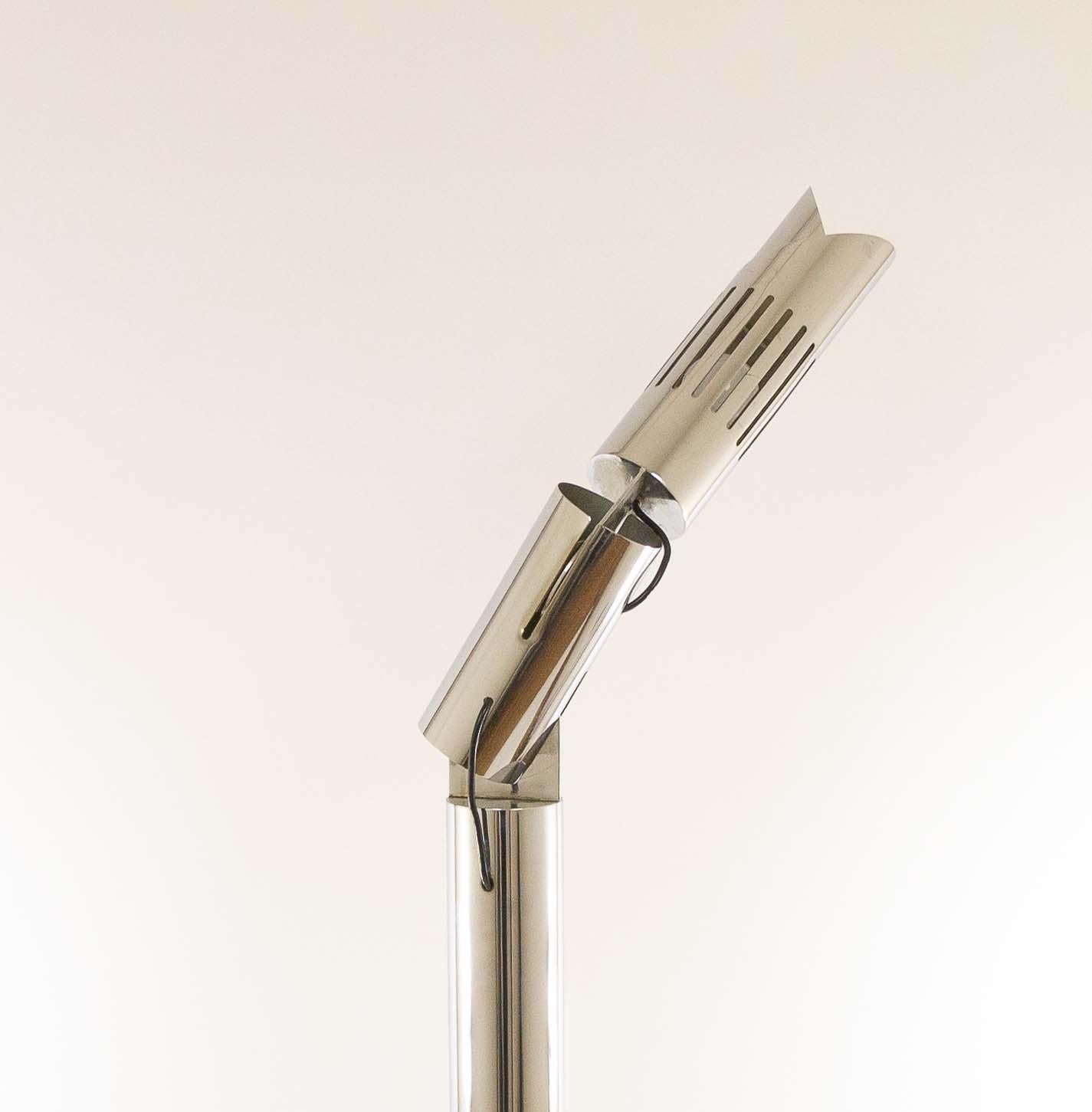 Chrom-Stehlampe, Modell Cobra, von Gabriele D'Ali für Francesconi, 1970er Jahre im Angebot 3