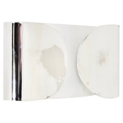 Chrome Foglio Sconce by Tobia & Afra Scarpa for Flos, 1960s