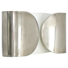 Lámpara Foglio cromada de Tobia & Tobia Scarpa para Flos, años 60