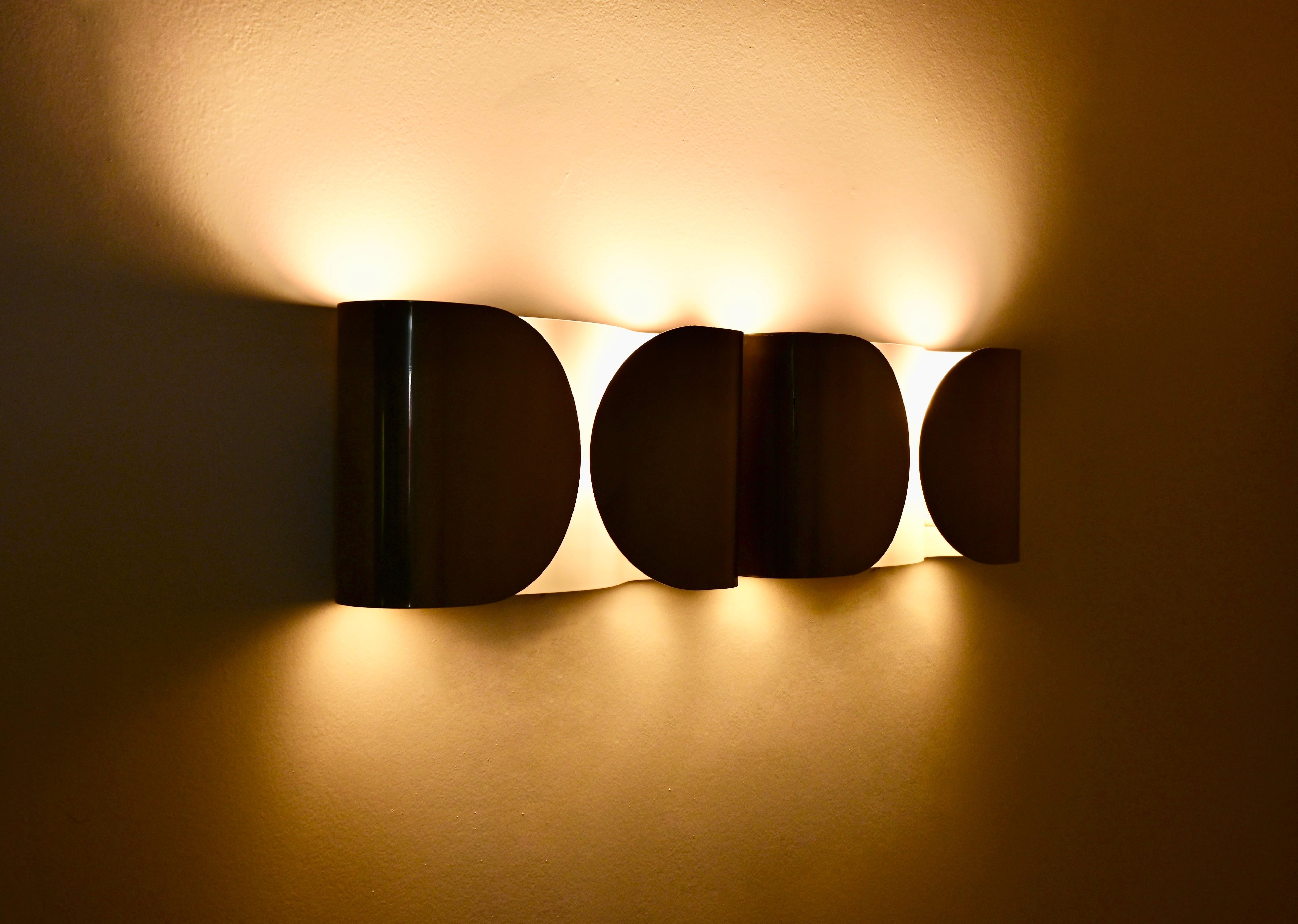 Chrome Foglio Sconces by Tobia & Afra Scarpa for Flos, 1960s, set of 2 In Good Condition In bruxelles, BE