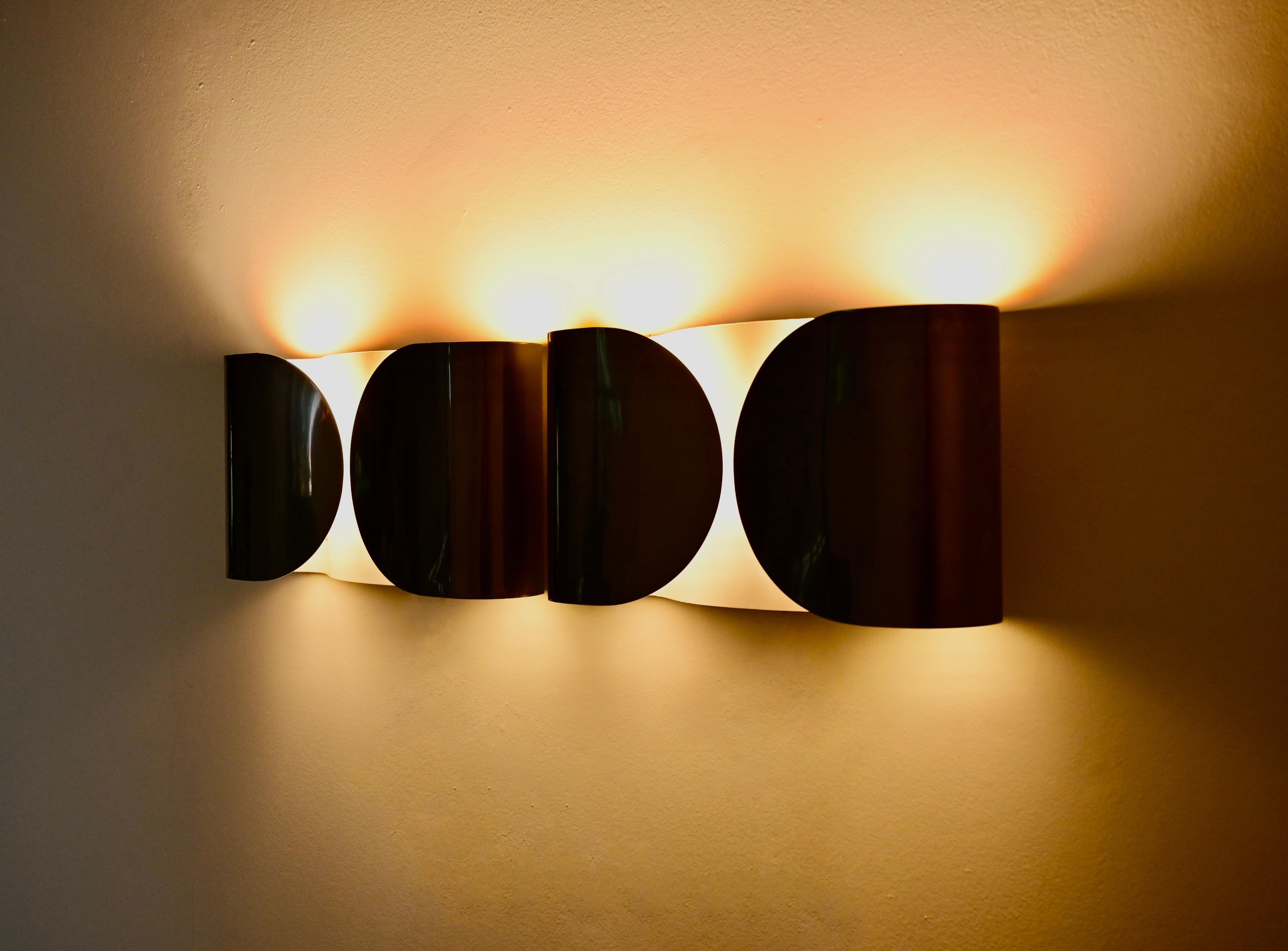 Chrome Foglio Sconces by Tobia & Afra Scarpa for Flos, 1960s, set of 2 2
