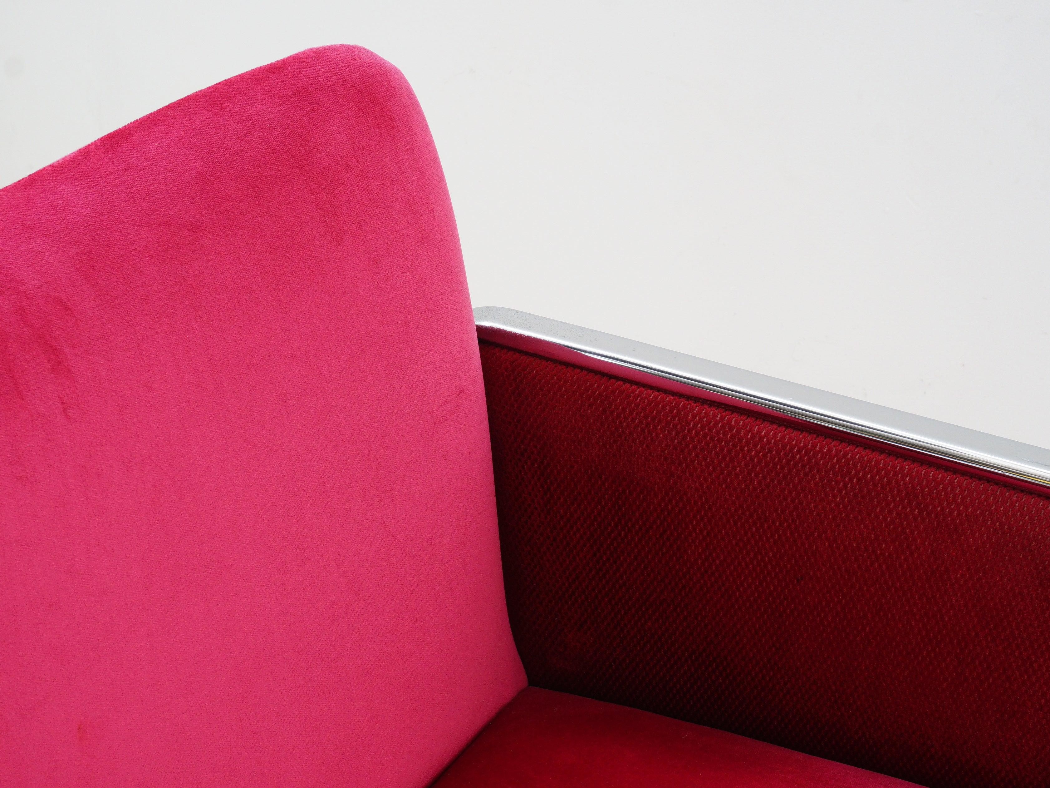 Chrome Framed Chiclet Chair, 1984 2