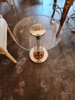 Chrome, Glass low Table