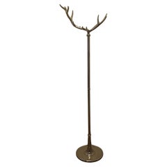 Chrome Hall Stand with Stags Horn design for Hats & Coats