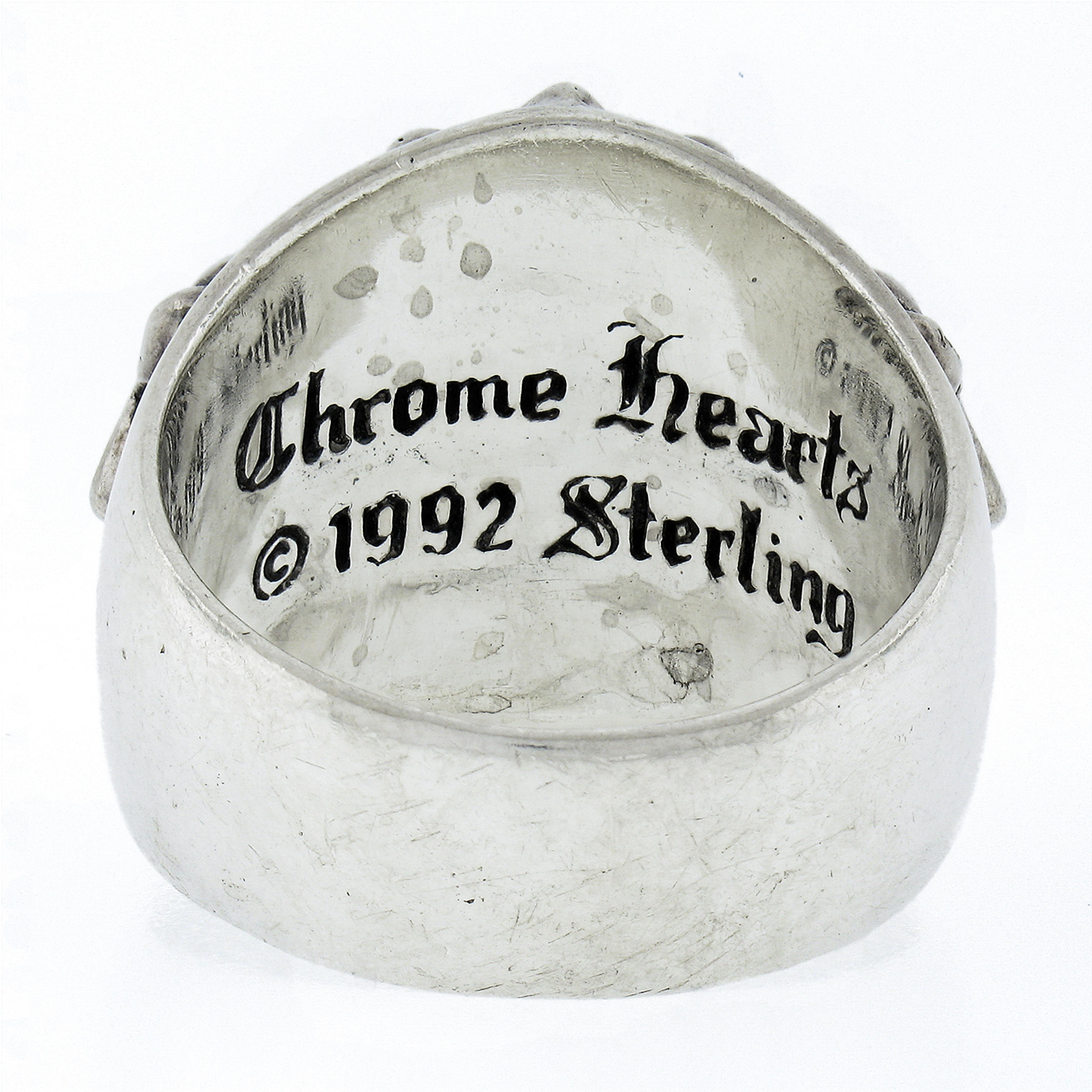 Chrome Hearts 1992 Keeper Classic Men's Sterling Silver Chrome Hearts 1992 Keeper Classic Men's Sterling Silver