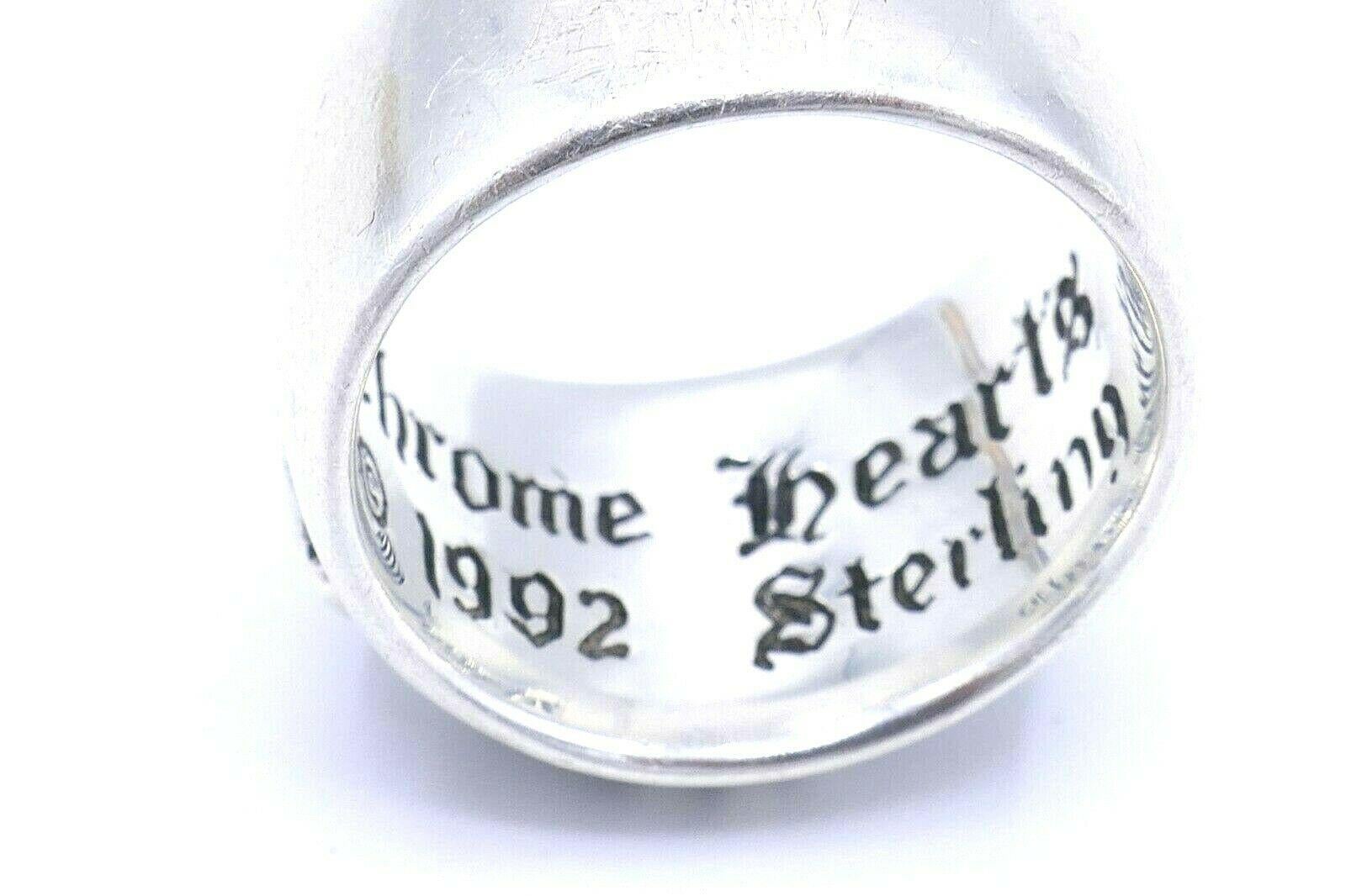 chrome hearts sterling silver ring