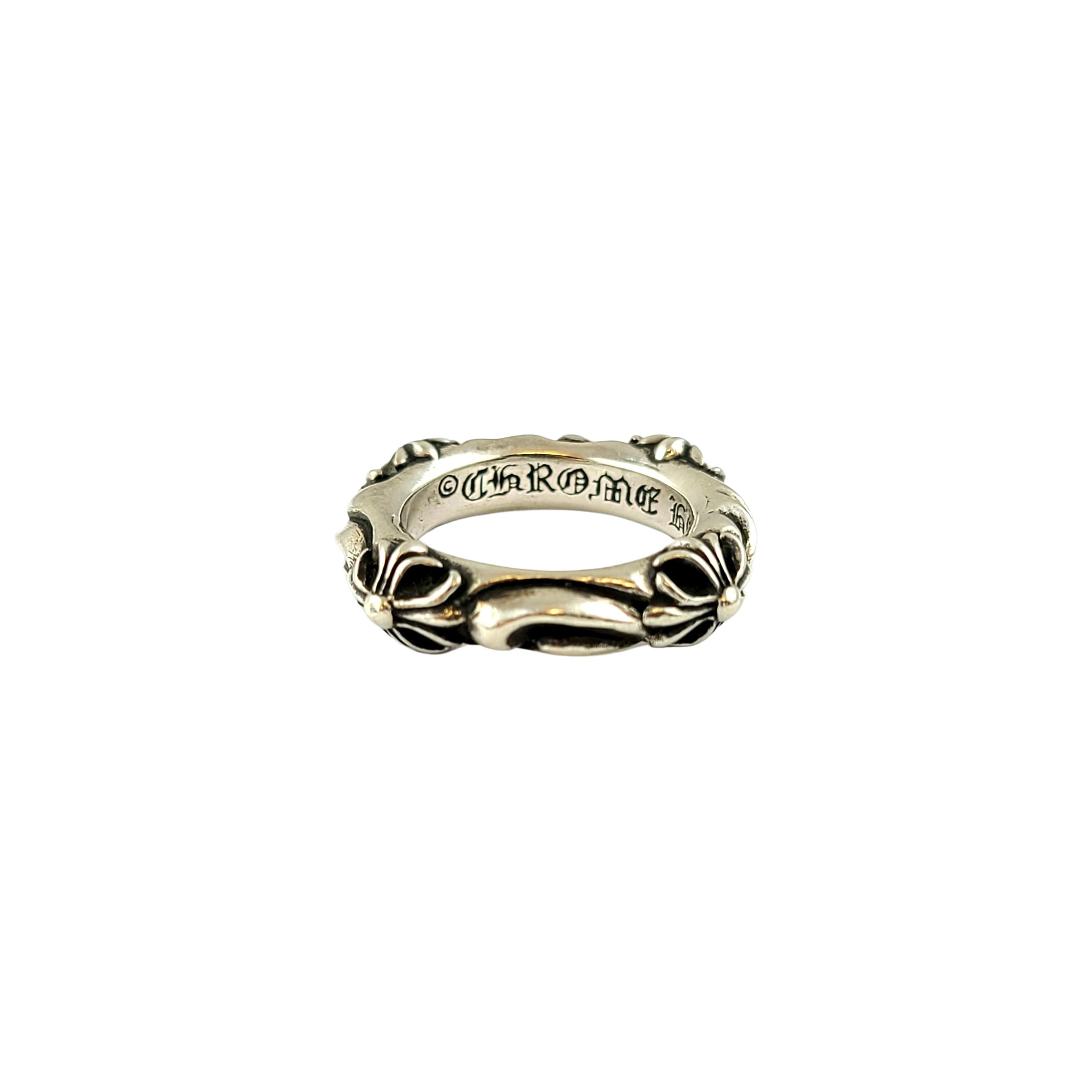 chrome hearts cross band ring