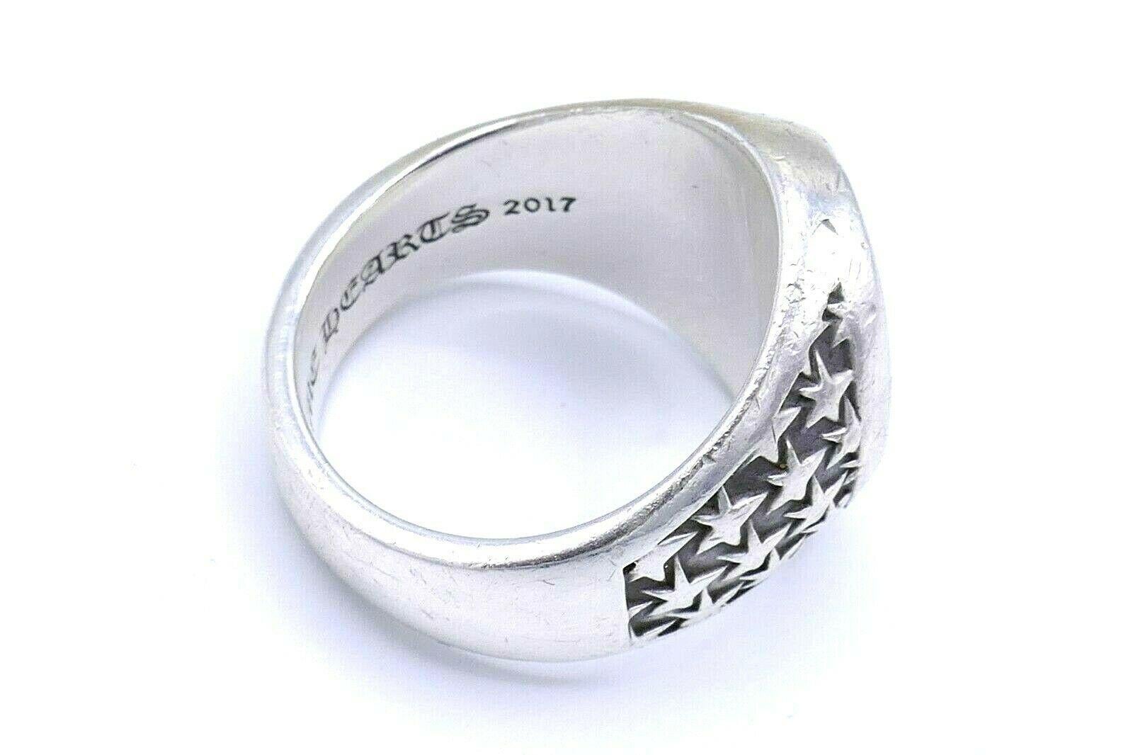 Chrome Hearts 2017 Sterling Silber Herz Sterne Ring für Damen oder Herren