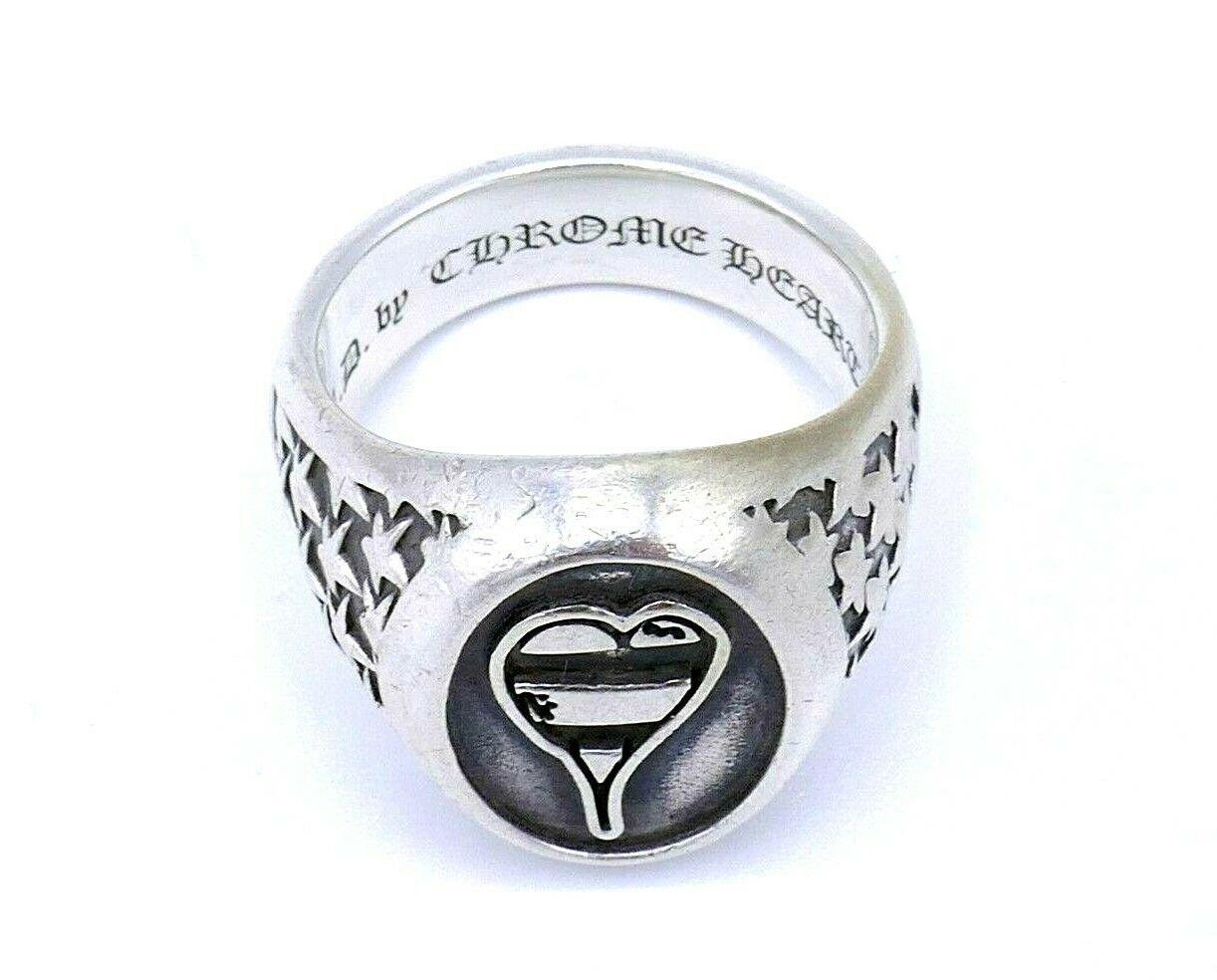 Chrome Hearts 2017 Sterling Silber Herz Sterne Ring 1