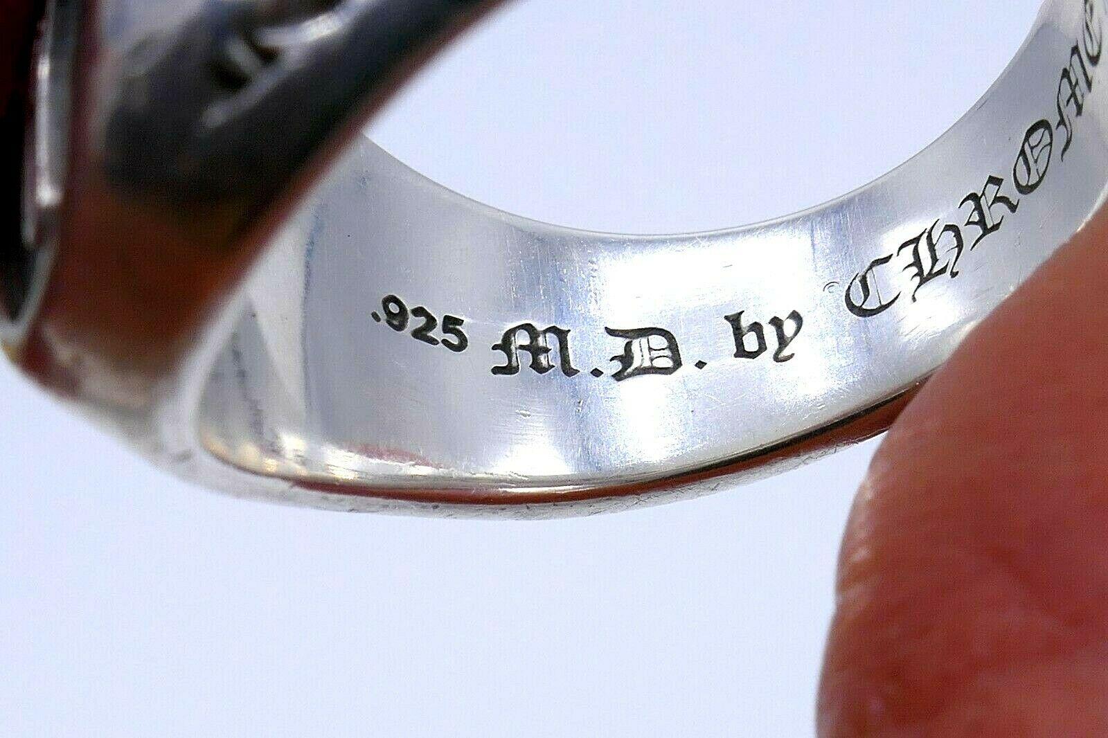 Chrome Hearts 2017 Sterling Silber Herz Sterne Ring 2