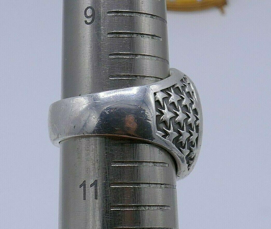 Chrome Hearts 2017 Sterling Silber Herz Sterne Ring 5