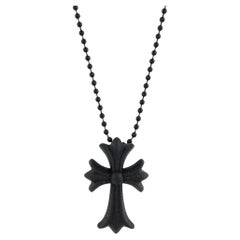 Chrome Hearts 20th Anniversary Silicon Necklace Black