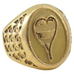 Chrome Hearts Anillo Corazón Niño Matty Oro 22k 2017