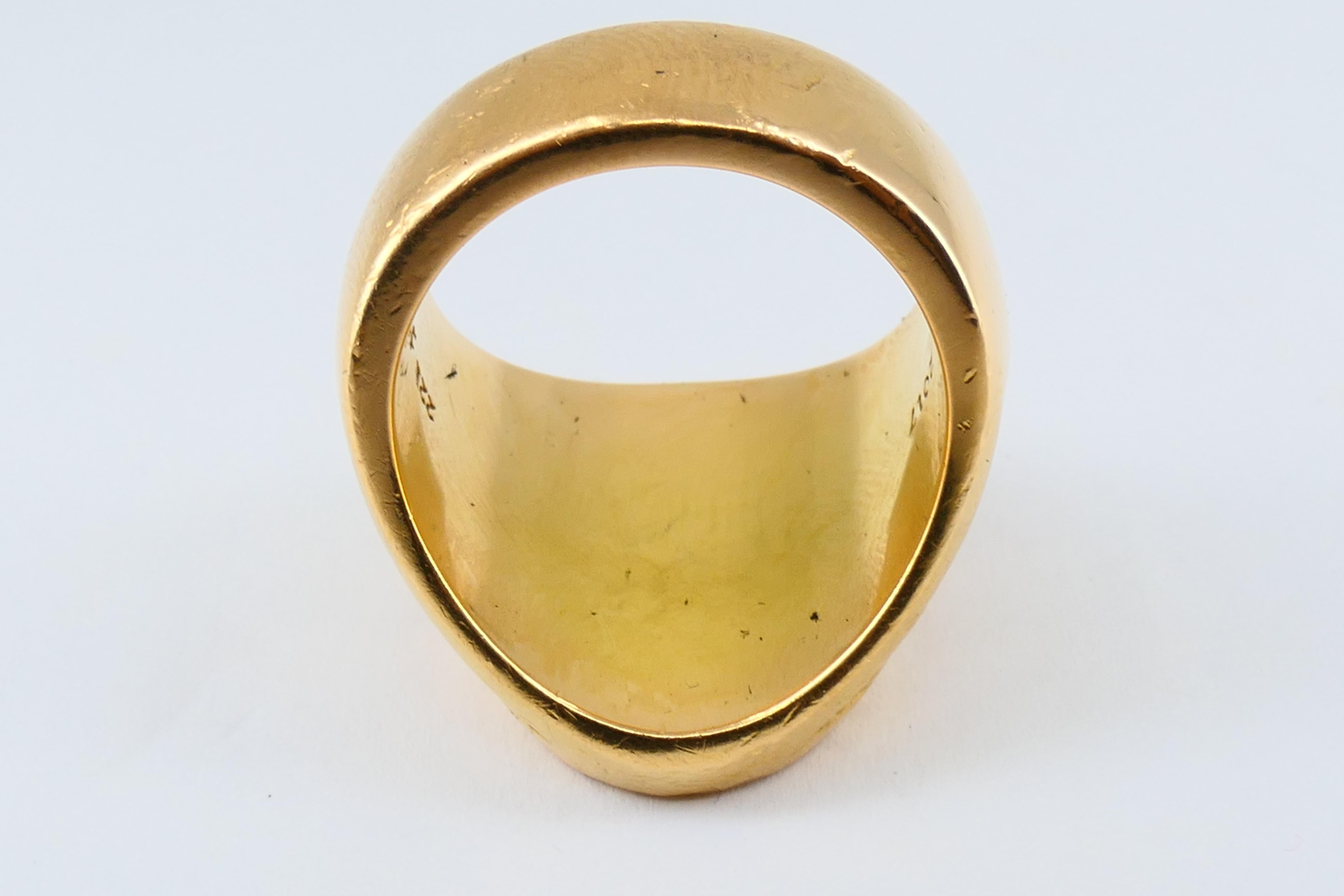 Chrome Hearts 22k Gold Matty Boy Heart Ring 2017 1