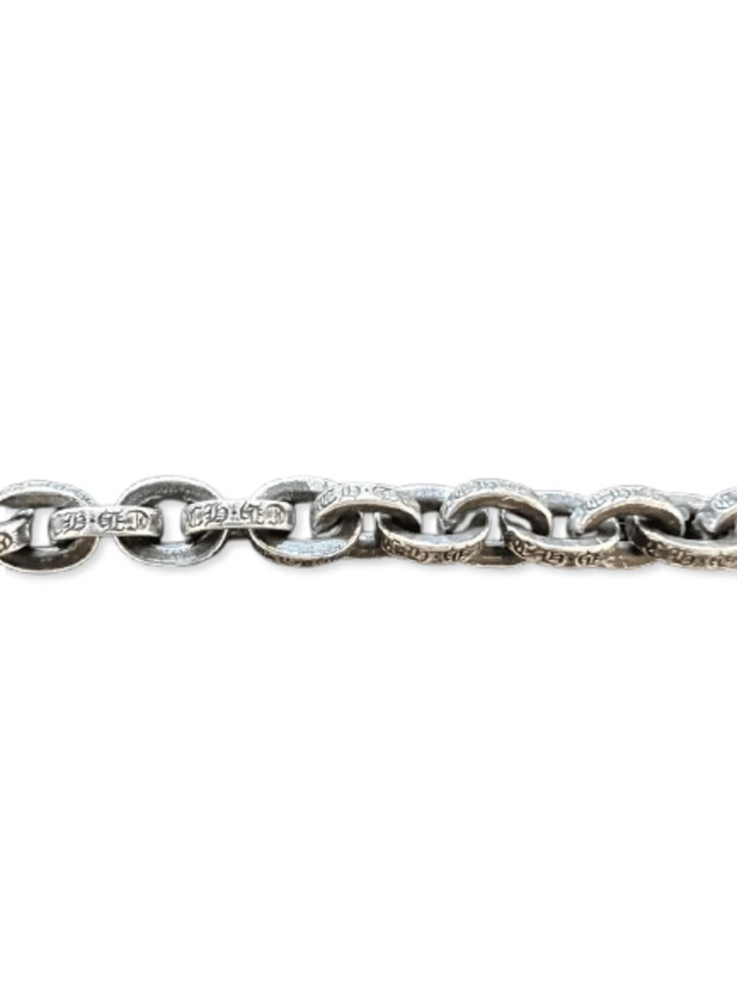 Chrome Hearts 925 Silver Chain Bracelet In Excellent Condition In New York, NY
