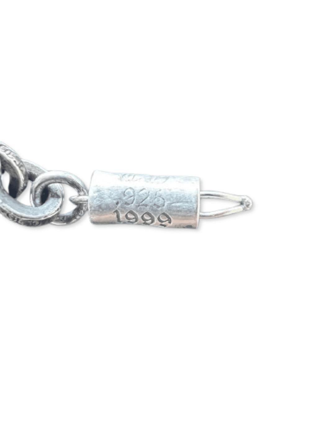 Men's Chrome Hearts 925 Silver Chain Bracelet