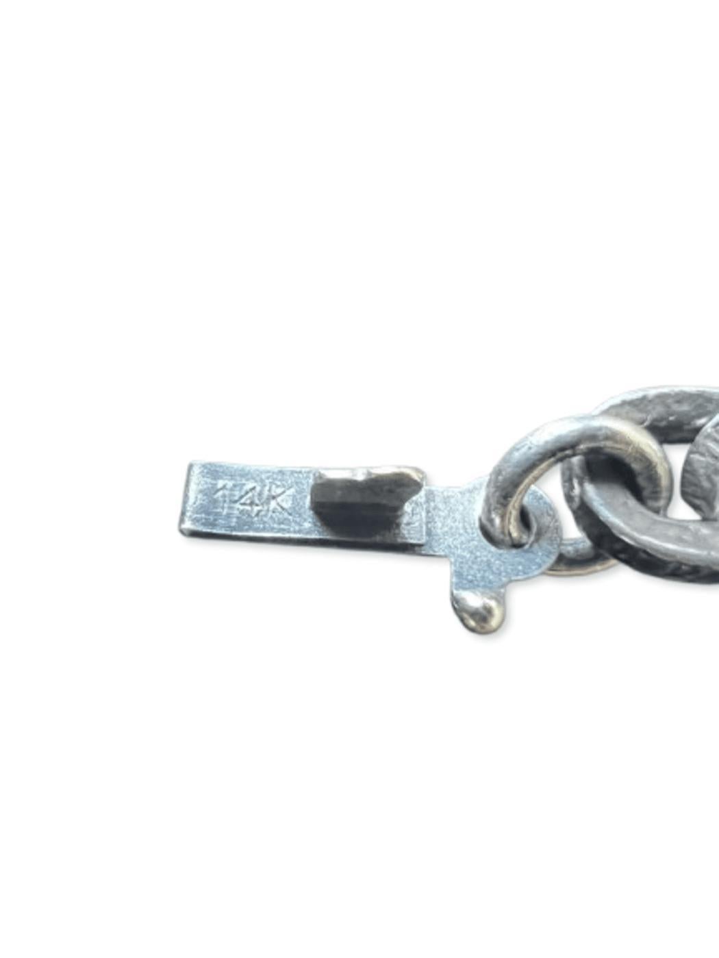 Chrome Hearts 925 Silver Chain Bracelet 2